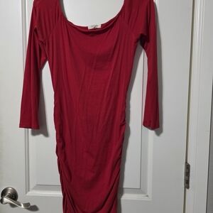 Elegant Red Women's Dress